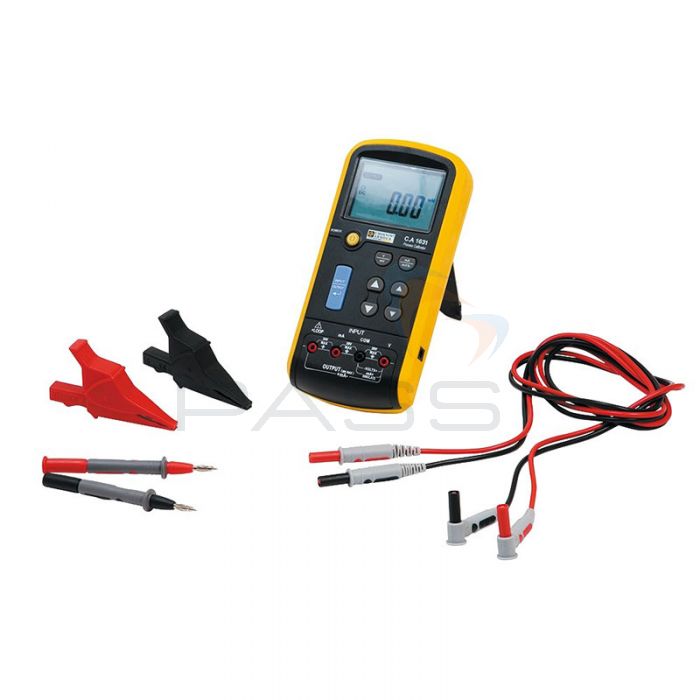 Chauvin Arnoux CA 1631 Voltage & Current Process Signal Calibrator - With Accessories