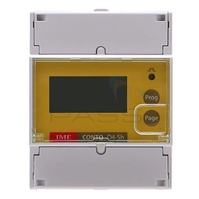 RDL CE4ST14A4 Three Phase CT Operated Electronic Kilowatt Hour Meter w/ LCD Display (RS485 Output, 70mm Wide DIN Rail Mounting) 1