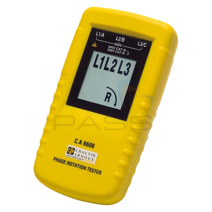 Chauvin Arnoux CA6608 Phase Rotation Tester - Angled