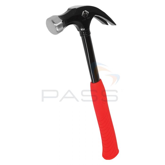 CK Tools T4229-16 Steel Claw High Visibility Hammer (Red)