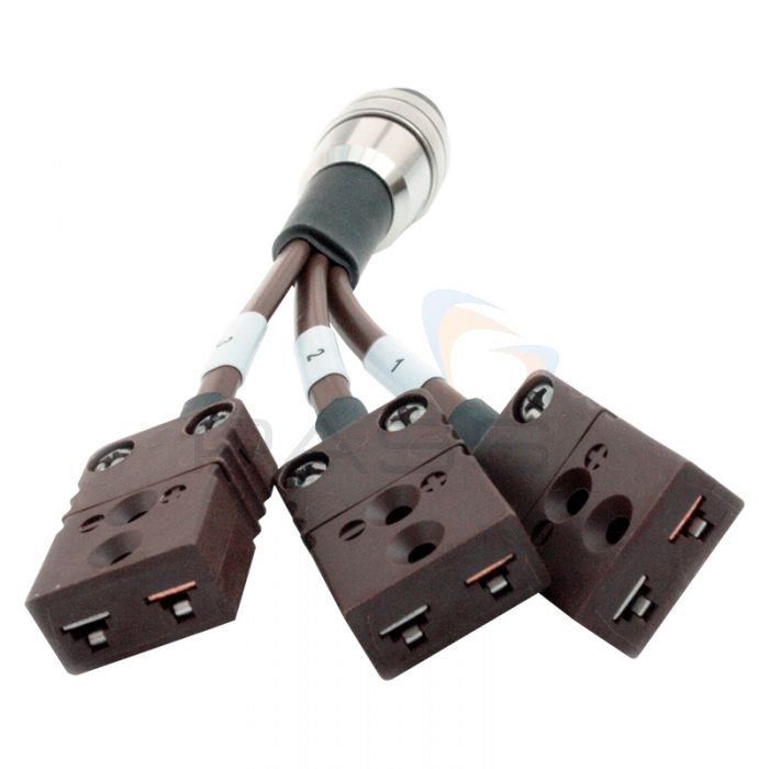Comark N2000ADP/T T Type Adaptor for N2014 Data Loggers - 3 Sub-miniature Sockets