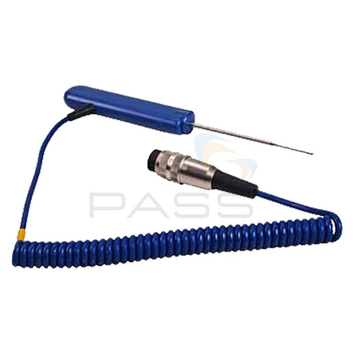 Comark PT19L Penetration Probe – Lumberg Connector, -100°C to +250°C Range, Blue Handle