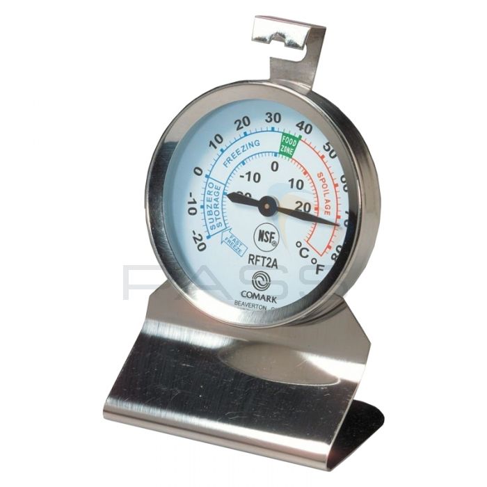 Comark RFT2AK Fridge / Freezer Thermometer - Front angled