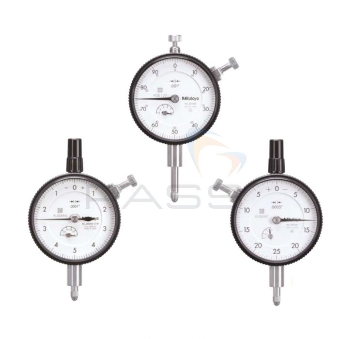 Mitutoyo Series 2 Inch Reading Dial Indicator, Lug Back