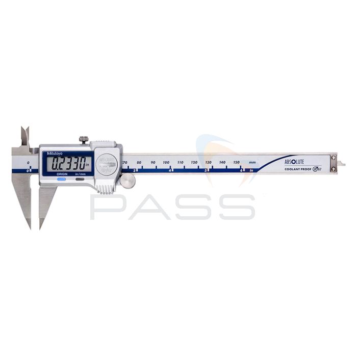 Mitutoyo Series 573 Absolute Digital Point Caliper: 0-150mm / 0-6" - Fine or Point Tip