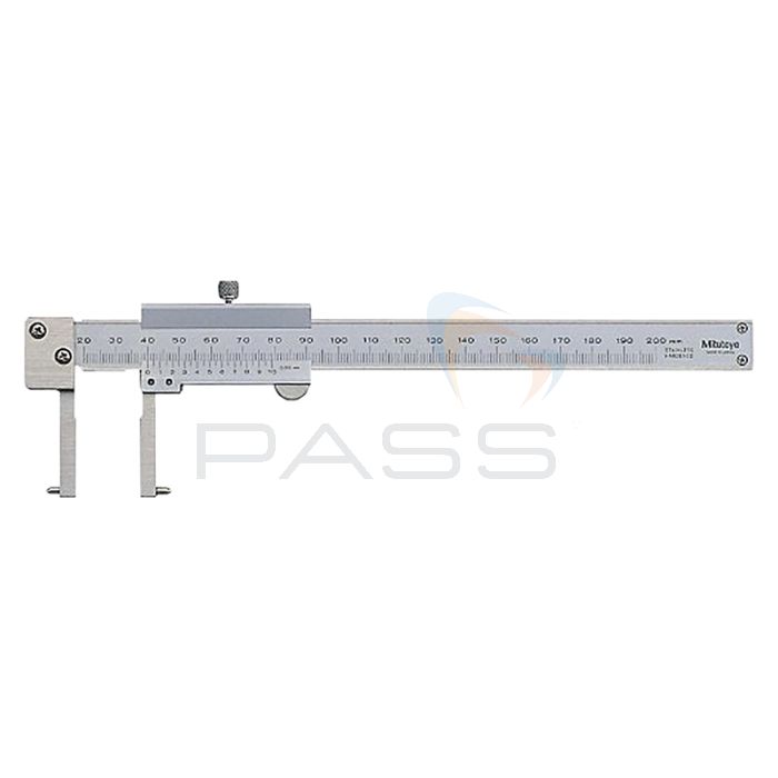 Mitutoyo Series 536 Vernier Point Jaw Inside Caliper (Min. Hole ø20-70mm): 20-600mm (Grad: 0.05mm)