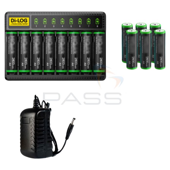 Di-Log ALVABAT2 Batteries, MFT Mains Plug & External Charger