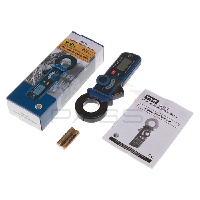 DiLog DL6518 Mini Leakage Clamp Meter - Kit