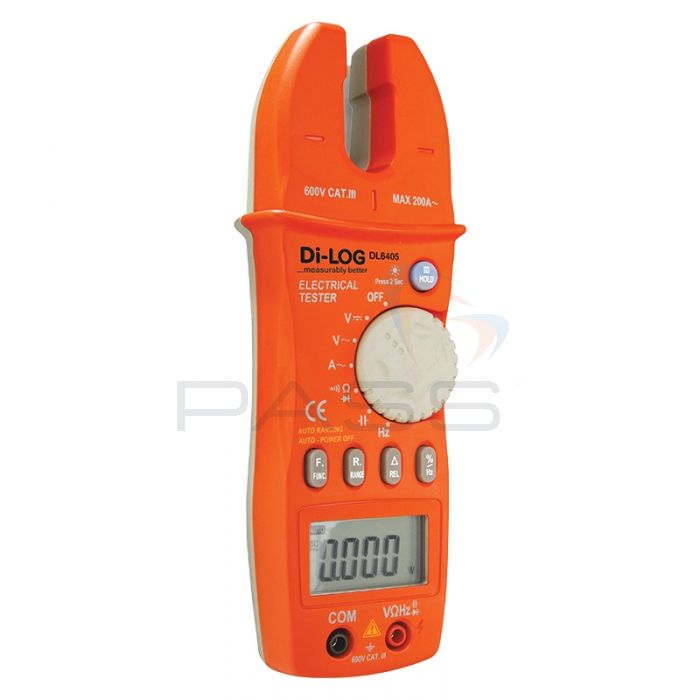 DiLog DL6405 Open Jaw Digital Clamp Meter (200A AC)