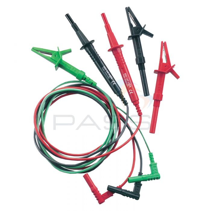 DiLog FL1073 Three Wire Fused Lead Set for Multifunction Testers