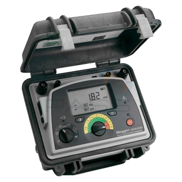 Megger DLRO10HD Digital Low-Resistance Ohmmeter