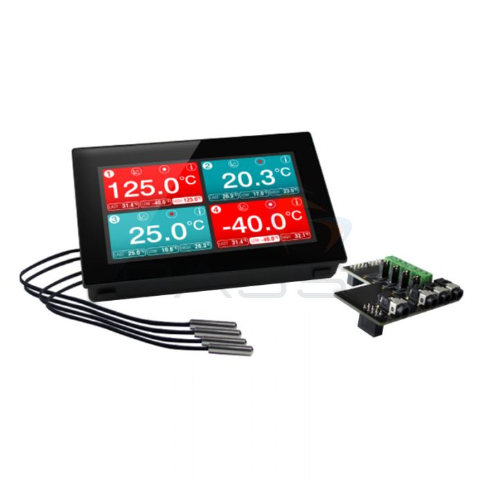 FilesThruTheAir EL-SGD 43-ATP EasyLog Touch Display 4Ch Temp Data Logger