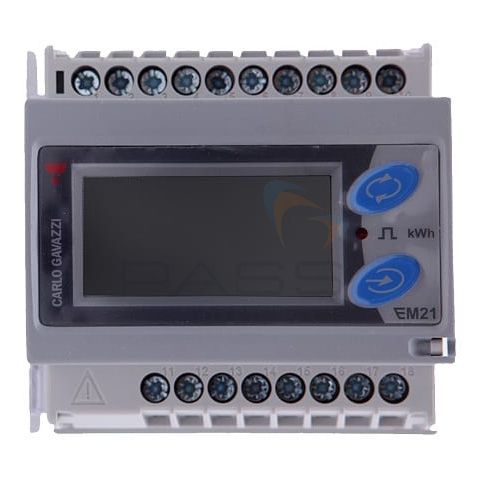 RDL EM21 Three Phase CT Operated Electronic Meter w/ LCD Display (Pulse Output) 1