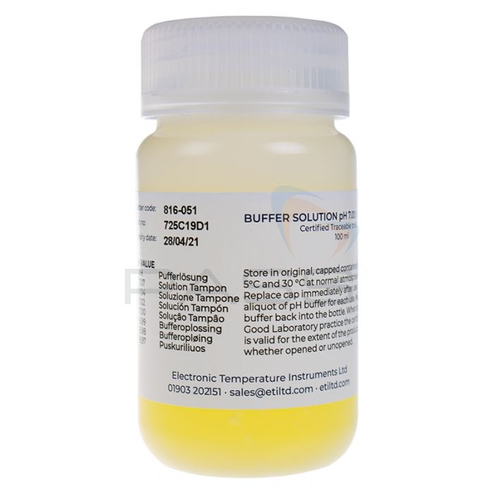 ETI 816-051 pH Buffer Solution: 7.00 pH