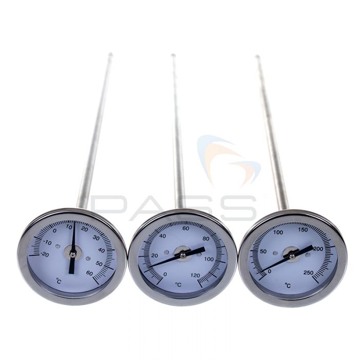 ETI Heavy-Duty Dial Thermometer with 300mm Length Probe