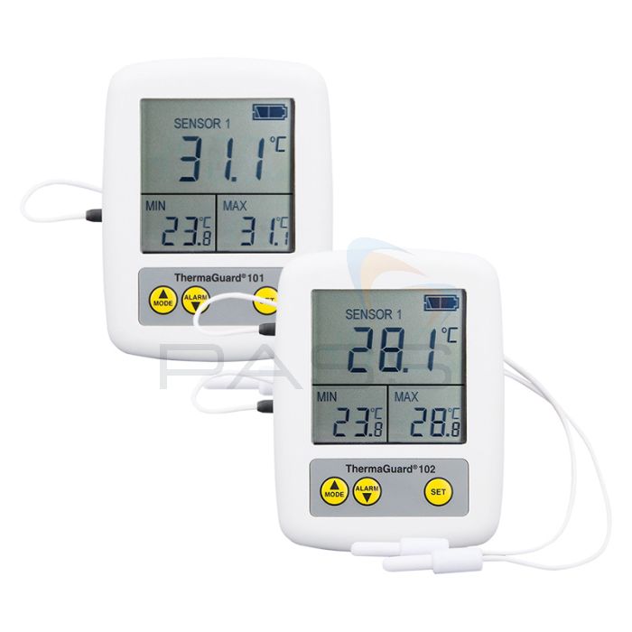 ETI ThermaGuard Fridge Thermometer with UKAS Certificate - Single or Dual Sensor