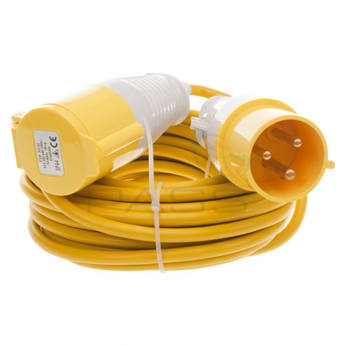 110V Extension Lead - 14 Metres, 2.5mm Diameter, 32A Rated