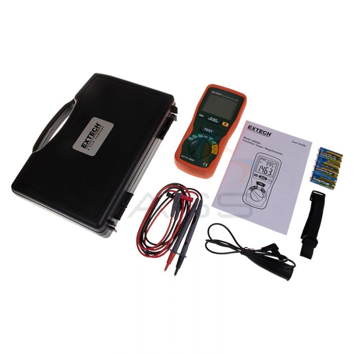 Extech 380260 Autoranging Digital Megohmmeter kit