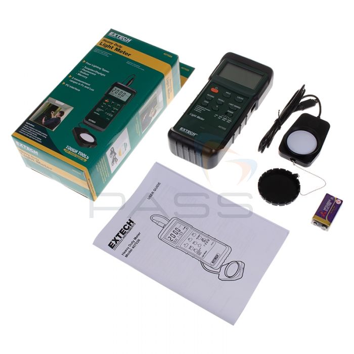 Extech 407026 Heavy Duty Light Meter - Kit