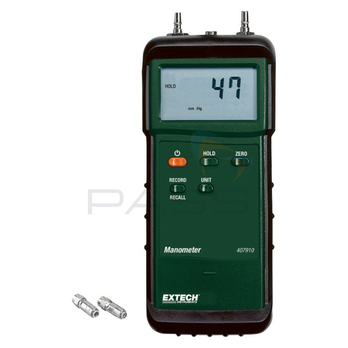 Extech 407910 Heavy Duty Differential Pressure Manometer 29psi