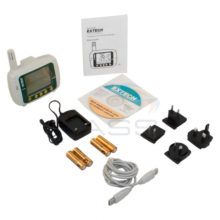 Extech 42280 Temperature and Humidity Datalogger kit