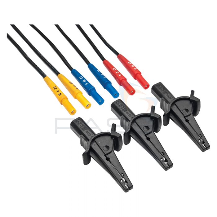 Extech 480400 Phase Sequence Tester – 40-600V, 15-400Hz, Graphical LCD, 3-Phase Orientation Check With Alligator Clips