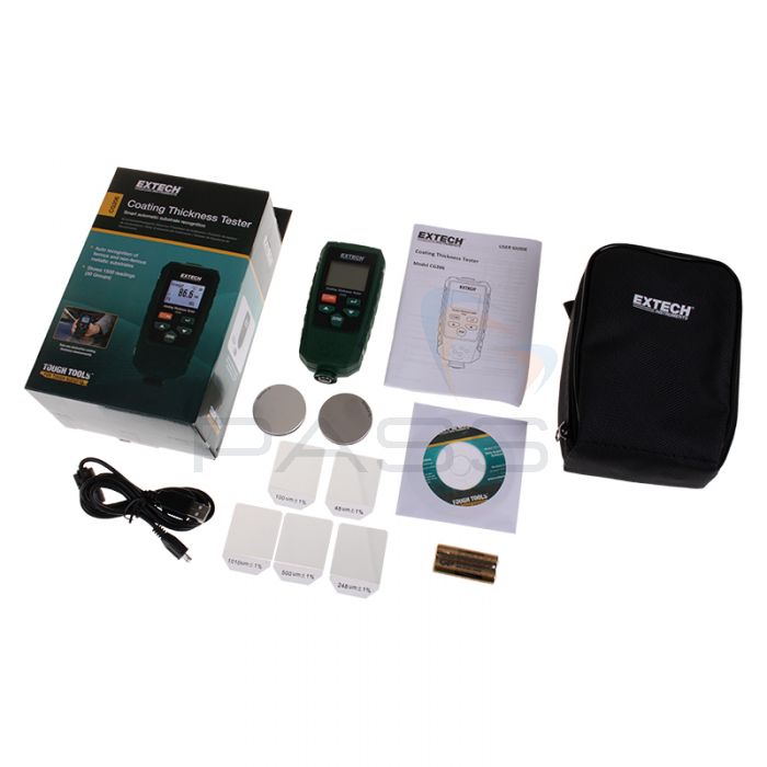 Extech CG206 Coating Thickness Tester kit