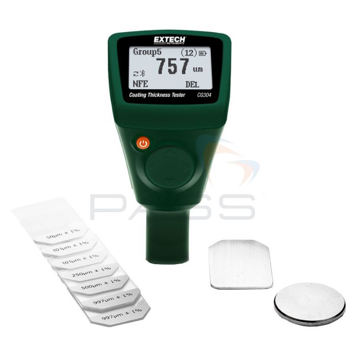 Extech CG304 Coating Thickness Tester - Complete Kit