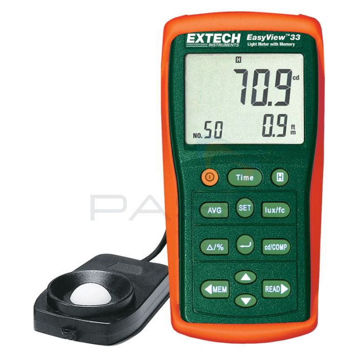 Extech EA33 EasyView Light Meter with Memory