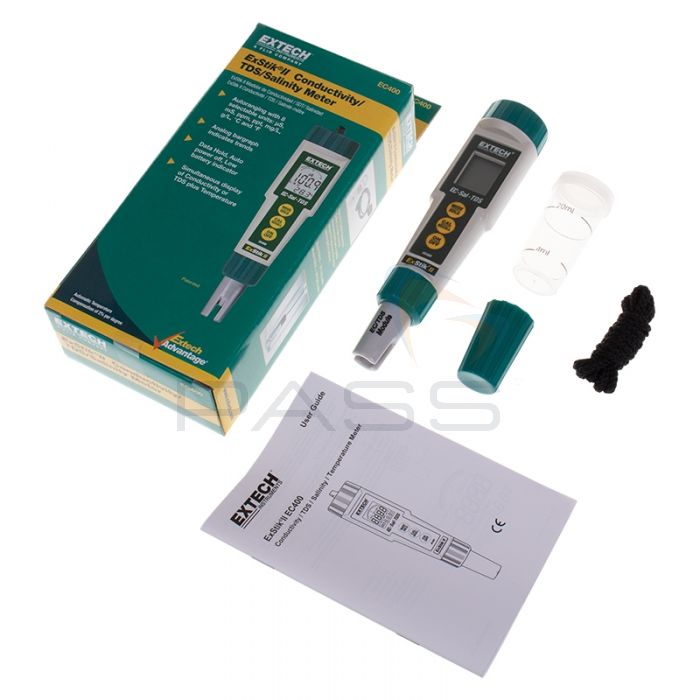 Extech EC400 Conductivity TDS Salinity Meter - Kit