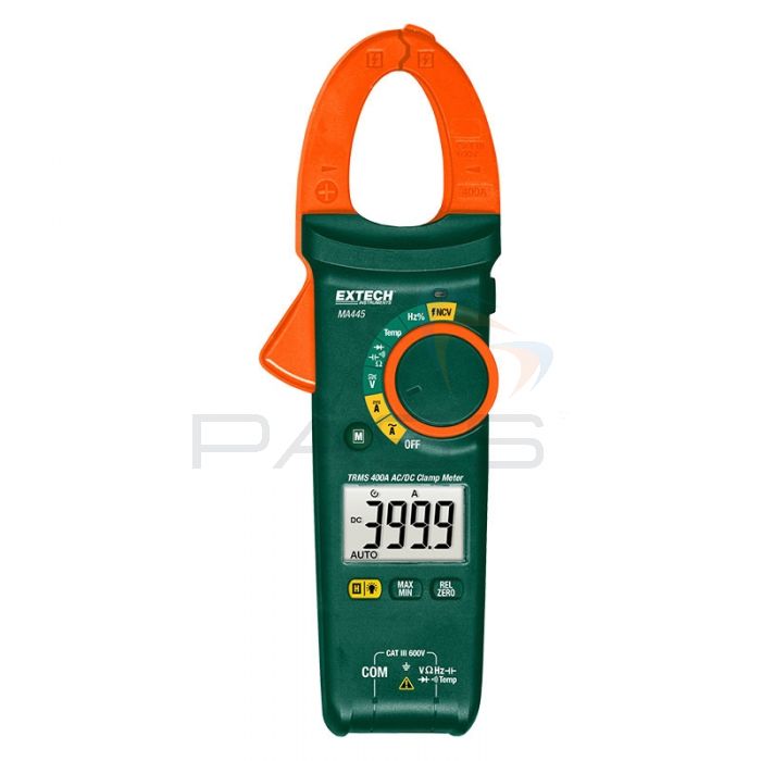 Extech MA445 True-RMS AC/DC Clamp Meter with NCV & Type K Temperature