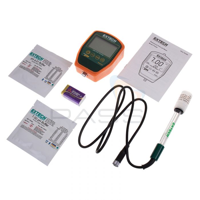 Extech PH220 C Waterproof Palm pH Meter - Kit