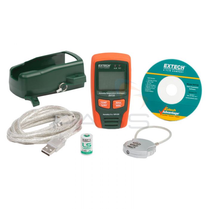 Extech RHT20 Humidity and Temperature Datalogger Kit