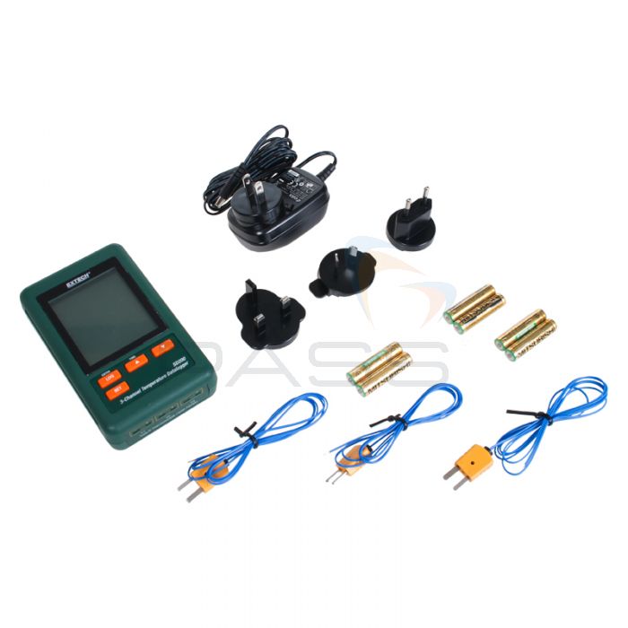 Extech SD200 3 Channel Temperature Datalogger - Kit