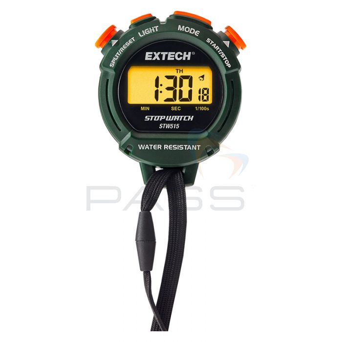 Extech STW515 Stopwatch/ Clock with Backlit Display