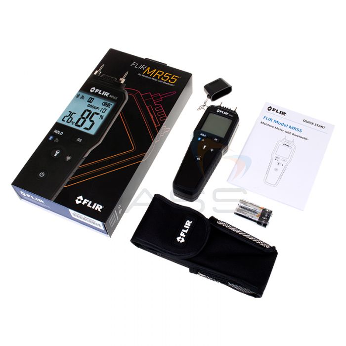 FLIR MR55 Pin Moisture Meter with Bluetooth - With Accessories 