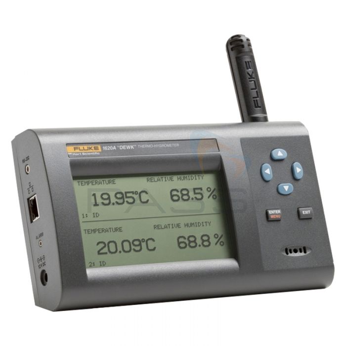 Fluke 1620A-X-256 DewK Thermo-hygrometer – Choice of Sensor - Angled