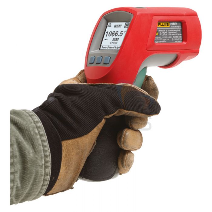 Fluke 568EX Intinsically Safe Infrared Thermometer In Hand