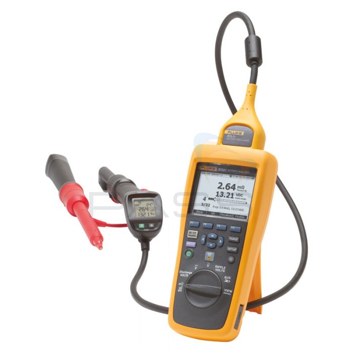 Fluke BT521 Advanced Battery Analyzer with accessories 