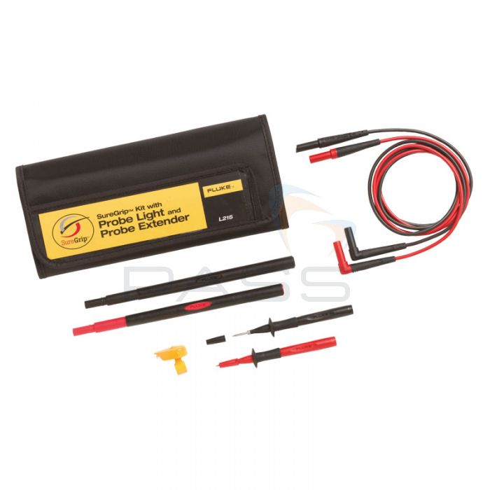 Fluke L215 SureGrip kit with probe light and probe extender