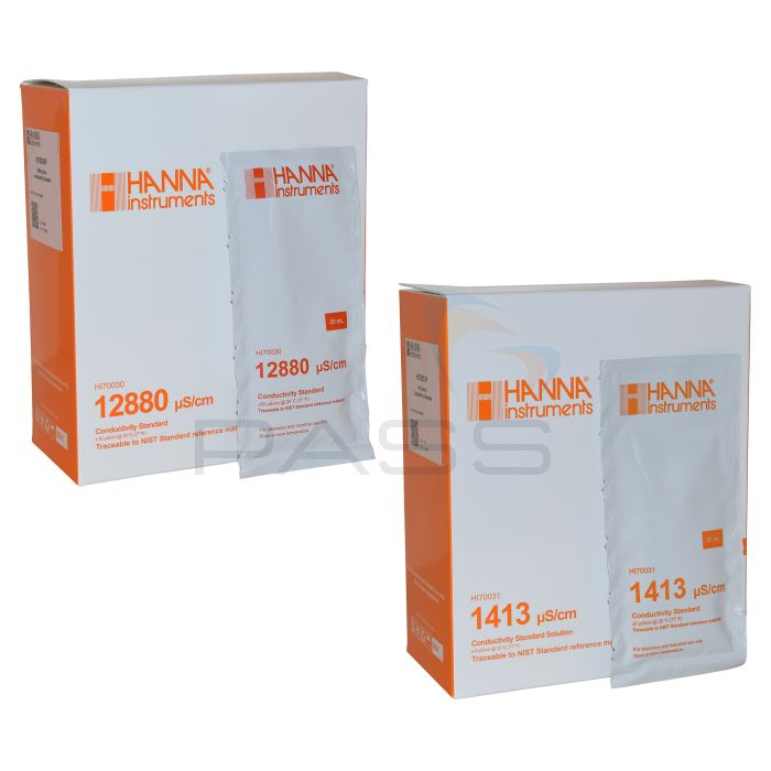 Hanna Instruments Conductivity Calibration Solution, 25 x 20ml Sachets
