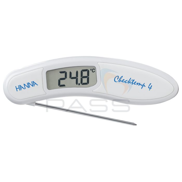 Hanna Instruments HI-151 Checktemp4 Folding Thermometer, White
