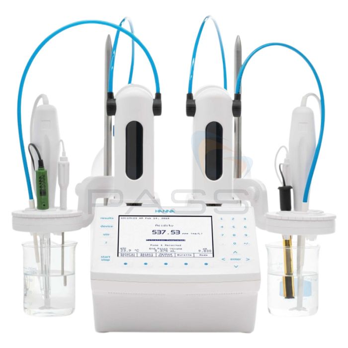 Hanna Instruments HI-932C2-02 Automatic Potentiometric Titration System (pH/mV/ISE), Dual Analogue Boards

