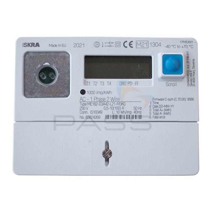 RDL ME162 100A Single Phase Electronic Meter w/ LCD 