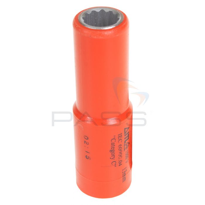 ITL 01381 Insulated Long Reach Socket - Half Inch Square Drive