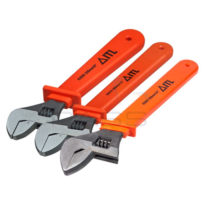 ITL Insulated Adjustable Spanner (Choice of Size)