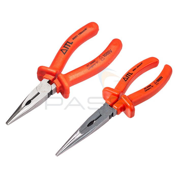 ITL Insulated Snipe Nose Pliers (Choice of Size)