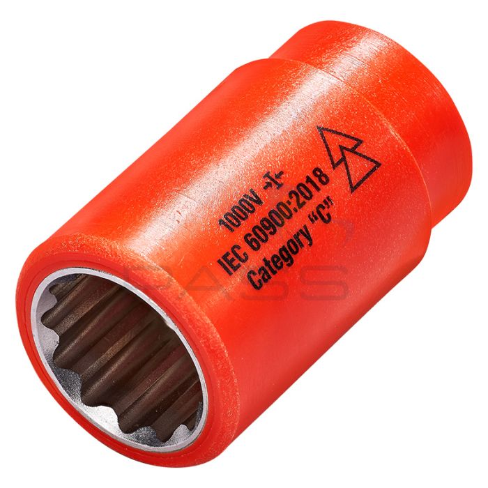 ITL Totally Insulated Whit Socket 1/2 Inch Square Drive - Choice of 1/2, 9/16, or 11/16 Inch 