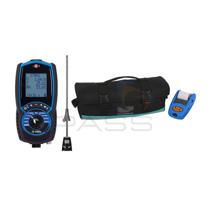 Kane 458S Flue Gas Analyser Kit with accessories