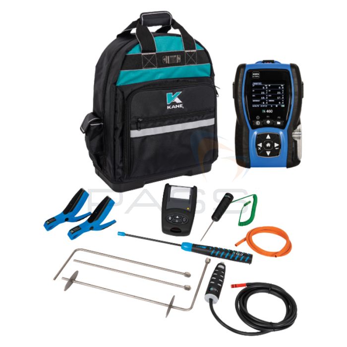 Kane 460 Heating, Cooling, Refrigeration & IAQ HVACR Analyser CPA Kit 2